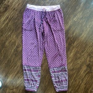 Vera Wang velour pj lounge pants